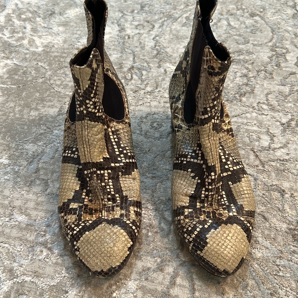 Isabel Marant Python leather boots